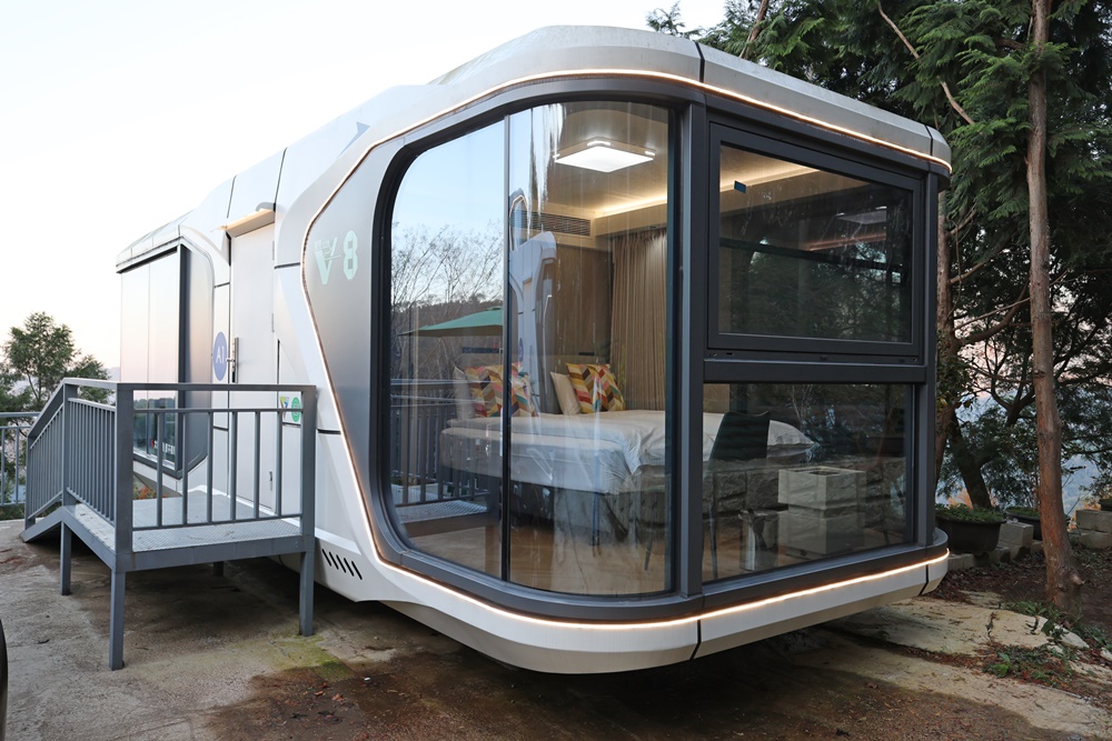 【新竹】住進未來！一泊一食玩轉山林秘境 在「數碼天空太空艙」開啟星空下的慢活時光
